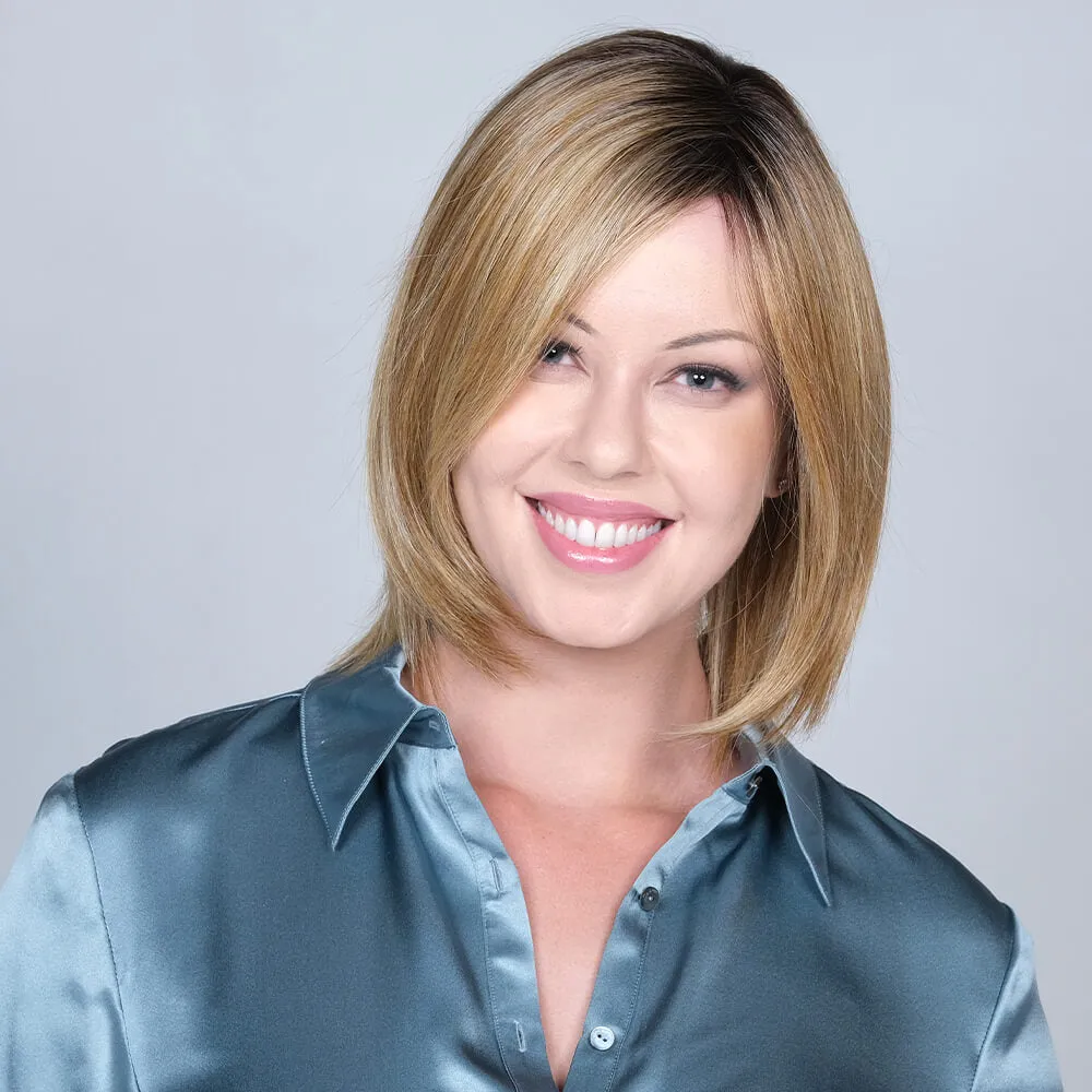 Double Shot Bob Hand-Tied by Belle Tress (Hand Tied-Lace Front Wig)