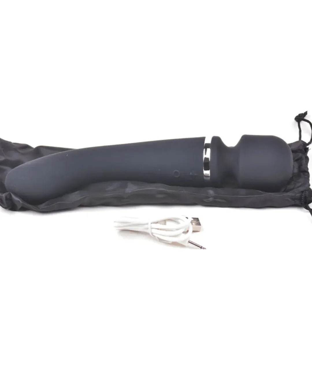 Dual End Head Silicone Wand Vibrator with 20 Vibration Modes and Waterproof Design by Scandals