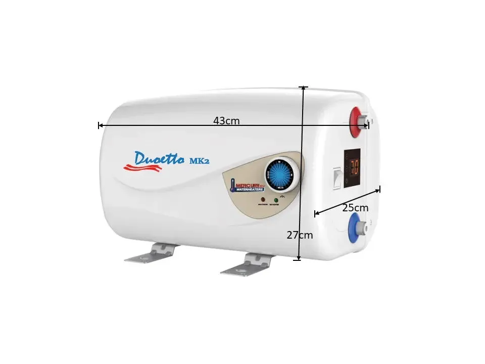 Duoetto Mk2 Electric 240 and 12volt 10L Hot Water Heater