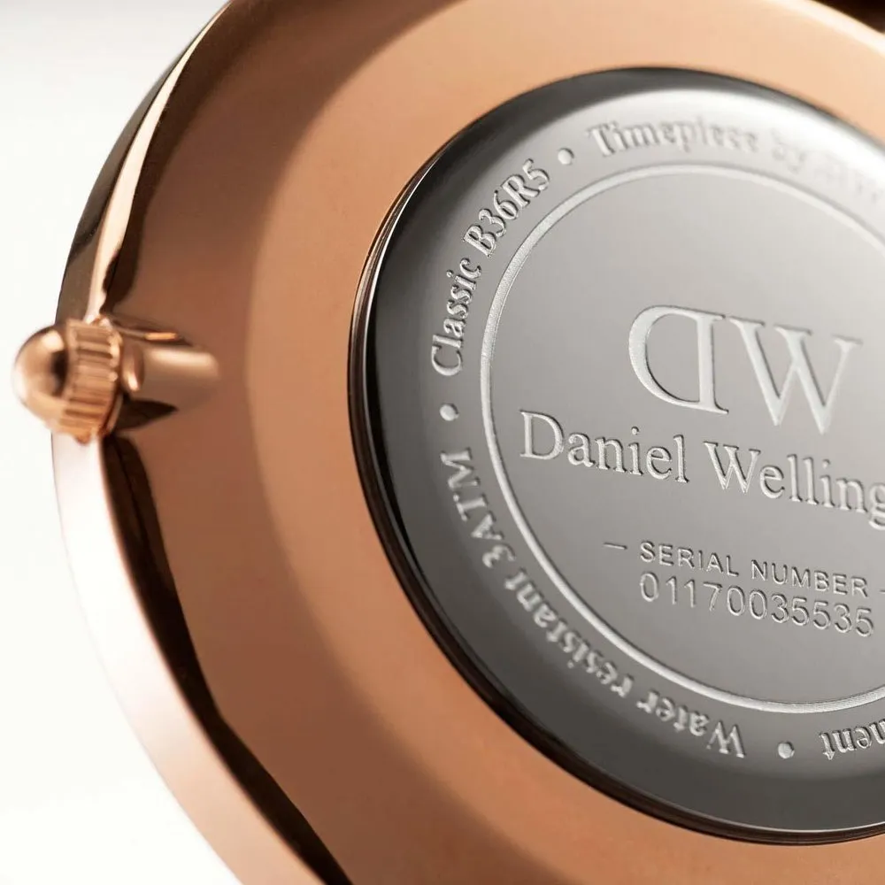 DW00100006 Daniel Wellington Classic St Mawes White 40mm Rose Gold