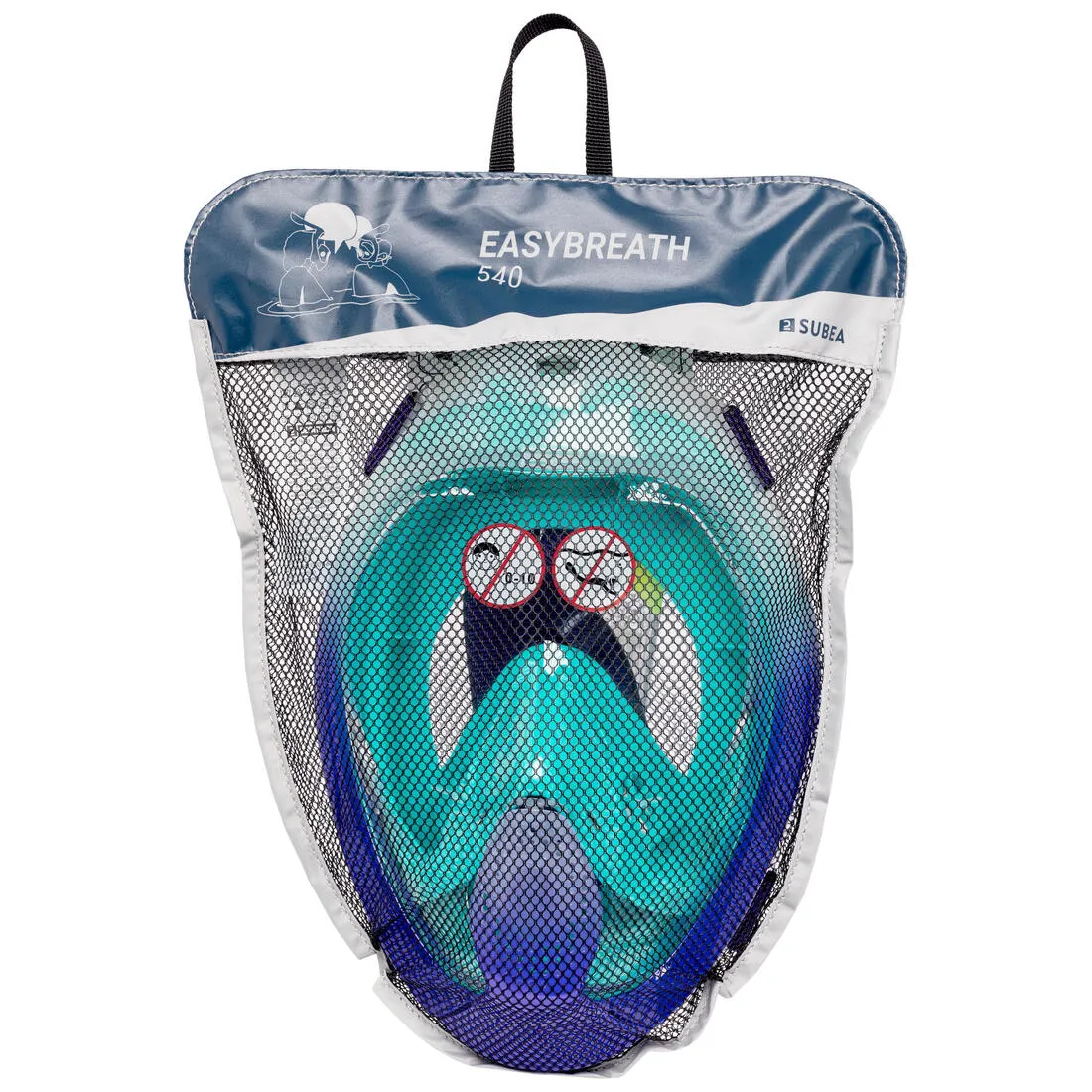 Easybreath  surface mask with an acoustic valve > 10 years