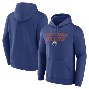 Edmonton Oilers Authentic Pro Core Primary Fleece Pullover Hoodie