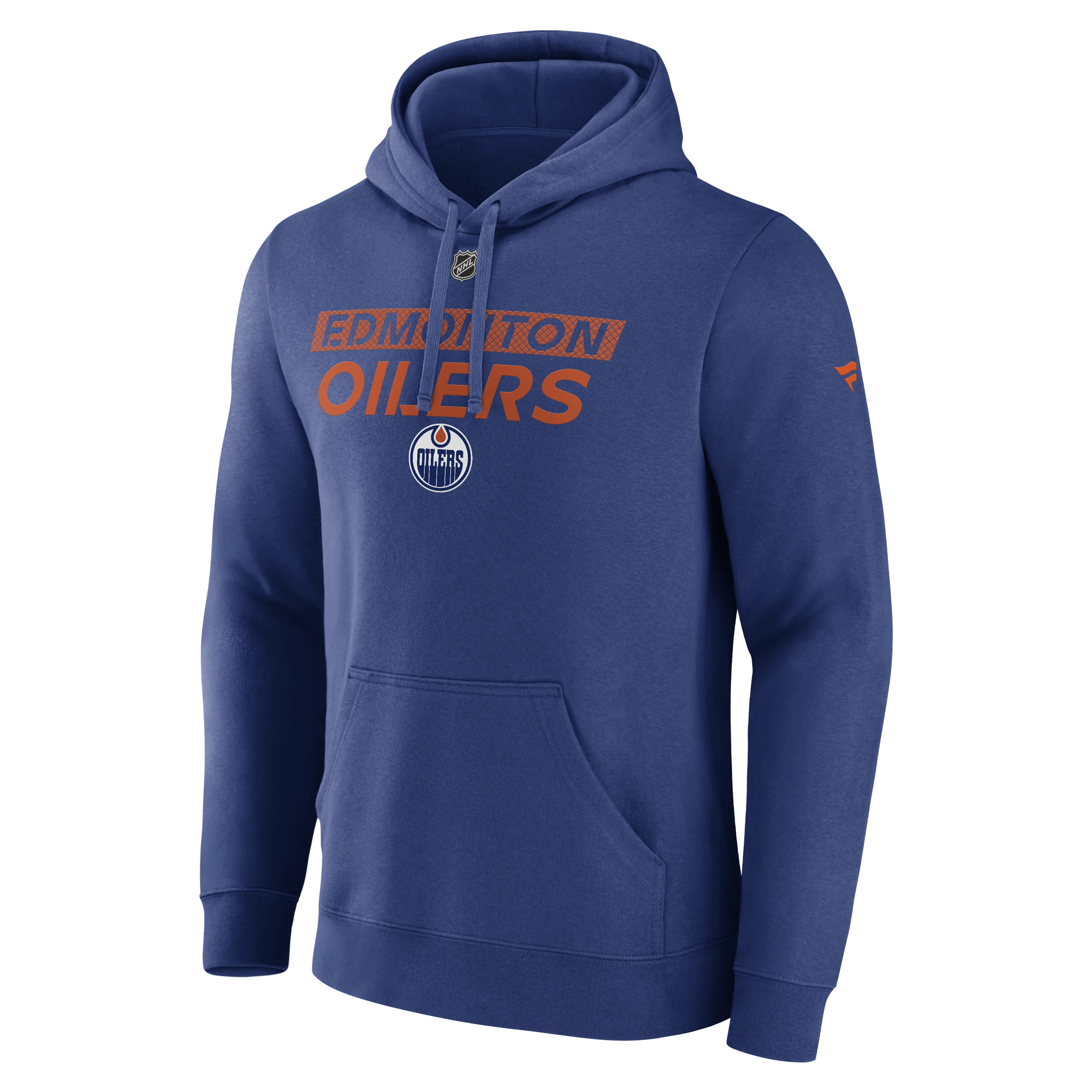 Edmonton Oilers Authentic Pro Core Primary Fleece Pullover Hoodie
