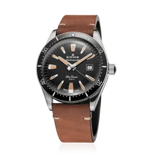 EDOX Men's SkyDiver Automatic Vintage Limited-Edition Watch