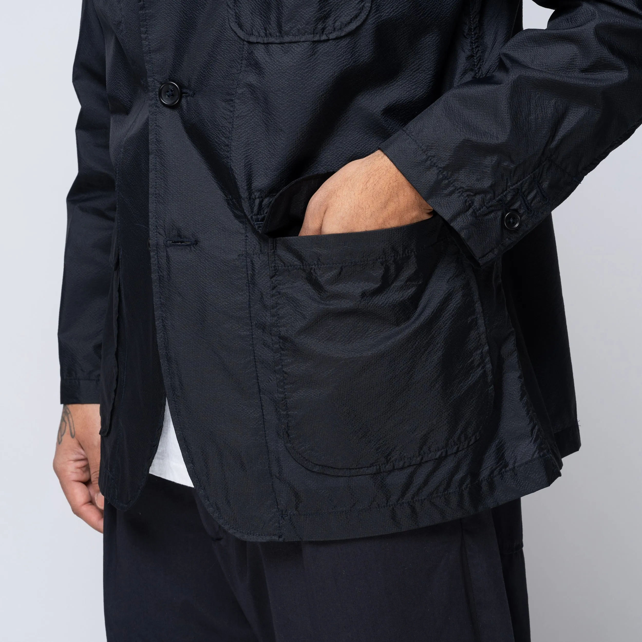 EG Loiter Jacket Dark Navy Nylon Micro Ripstop 25S1D001
