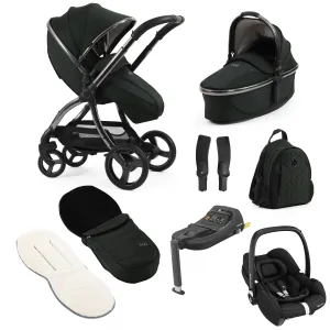 egg3 Luxury Maxi-Cosi Travel System Bundle in Black Olive