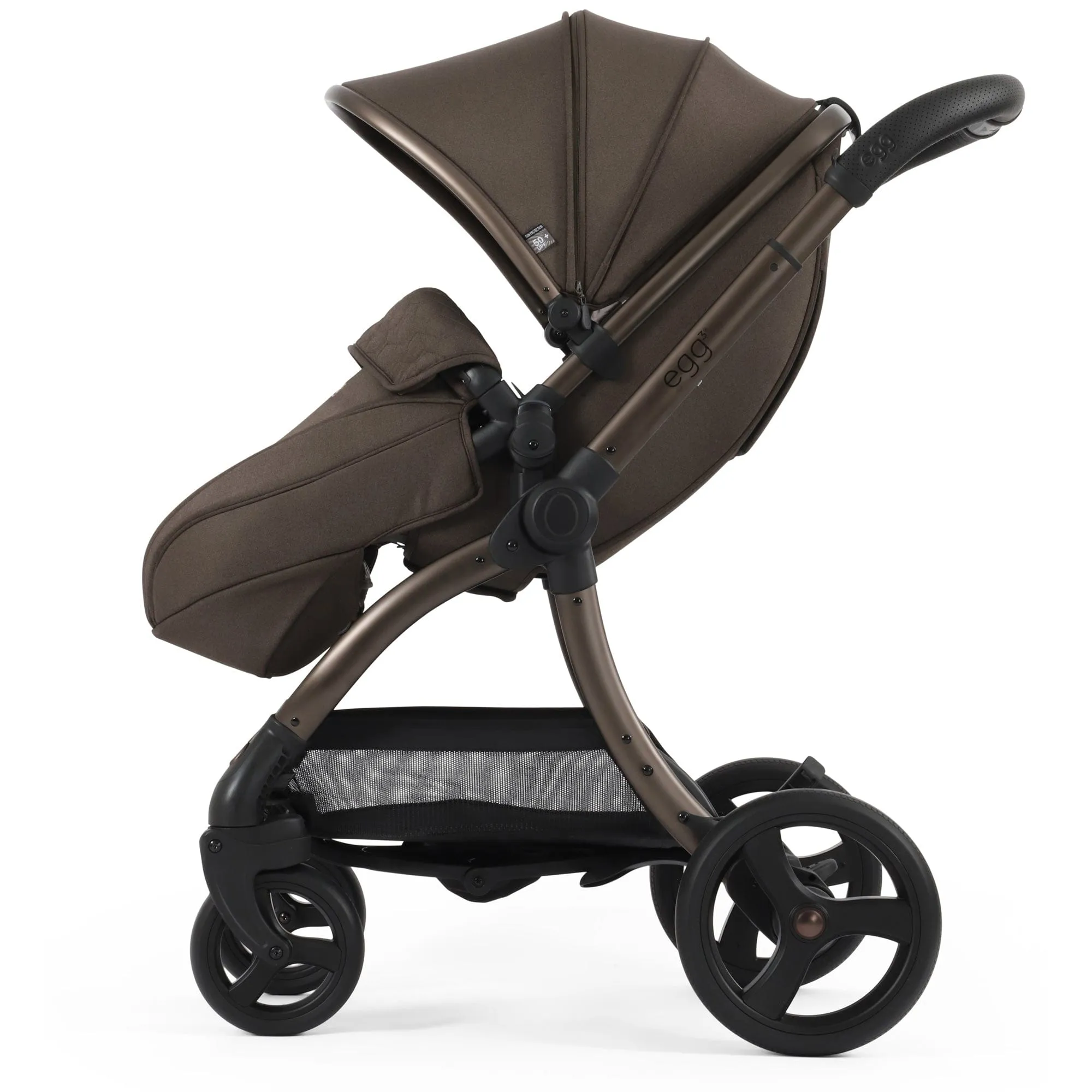 egg3 Luxury Maxi-Cosi Travel System Bundle in Chocolate Velvet