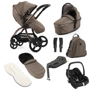 egg3 Luxury Maxi-Cosi Travel System Bundle in Mink