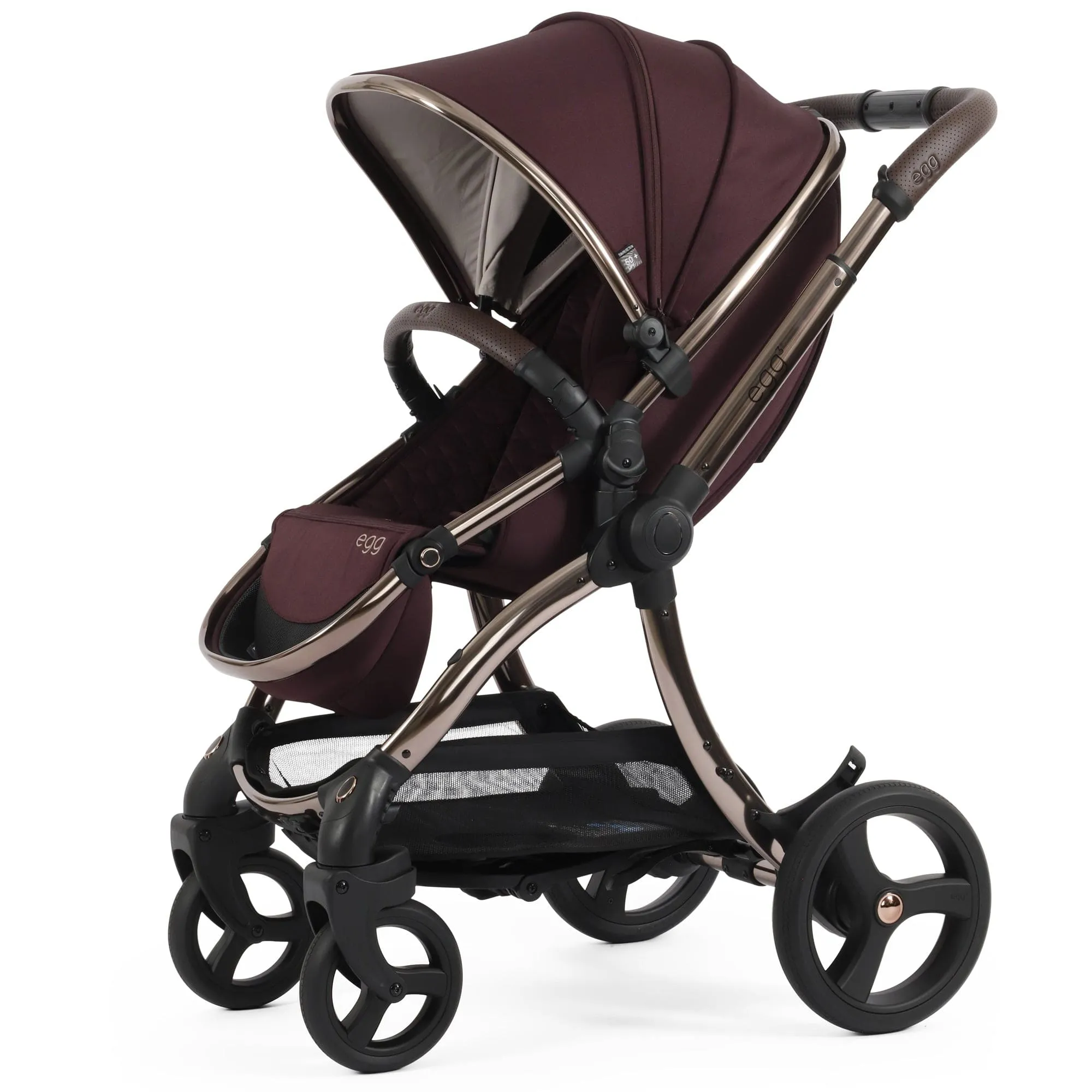 egg3 Luxury Maxi-Cosi Travel System Bundle in Mulberry