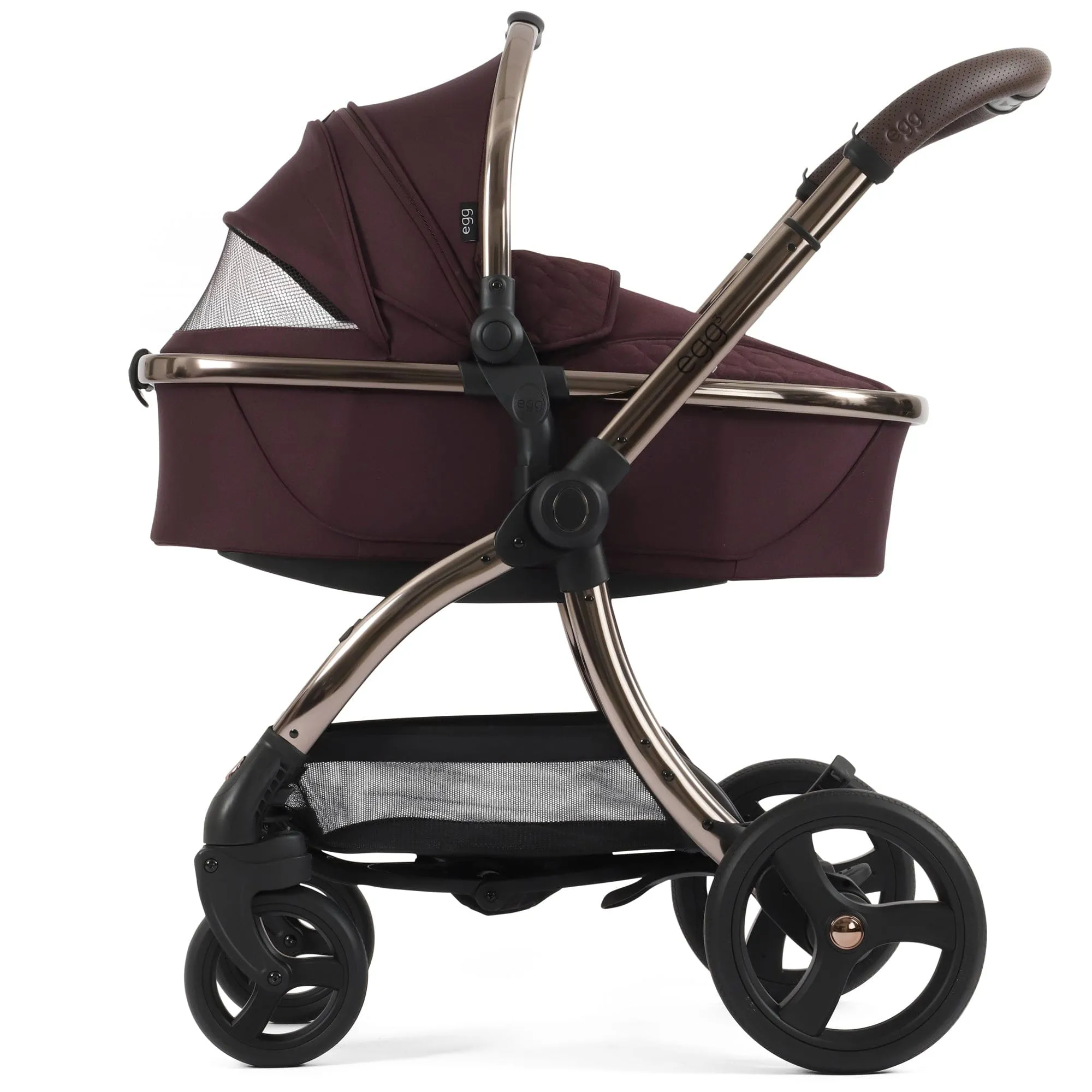 egg3 Luxury Maxi-Cosi Travel System Bundle in Mulberry