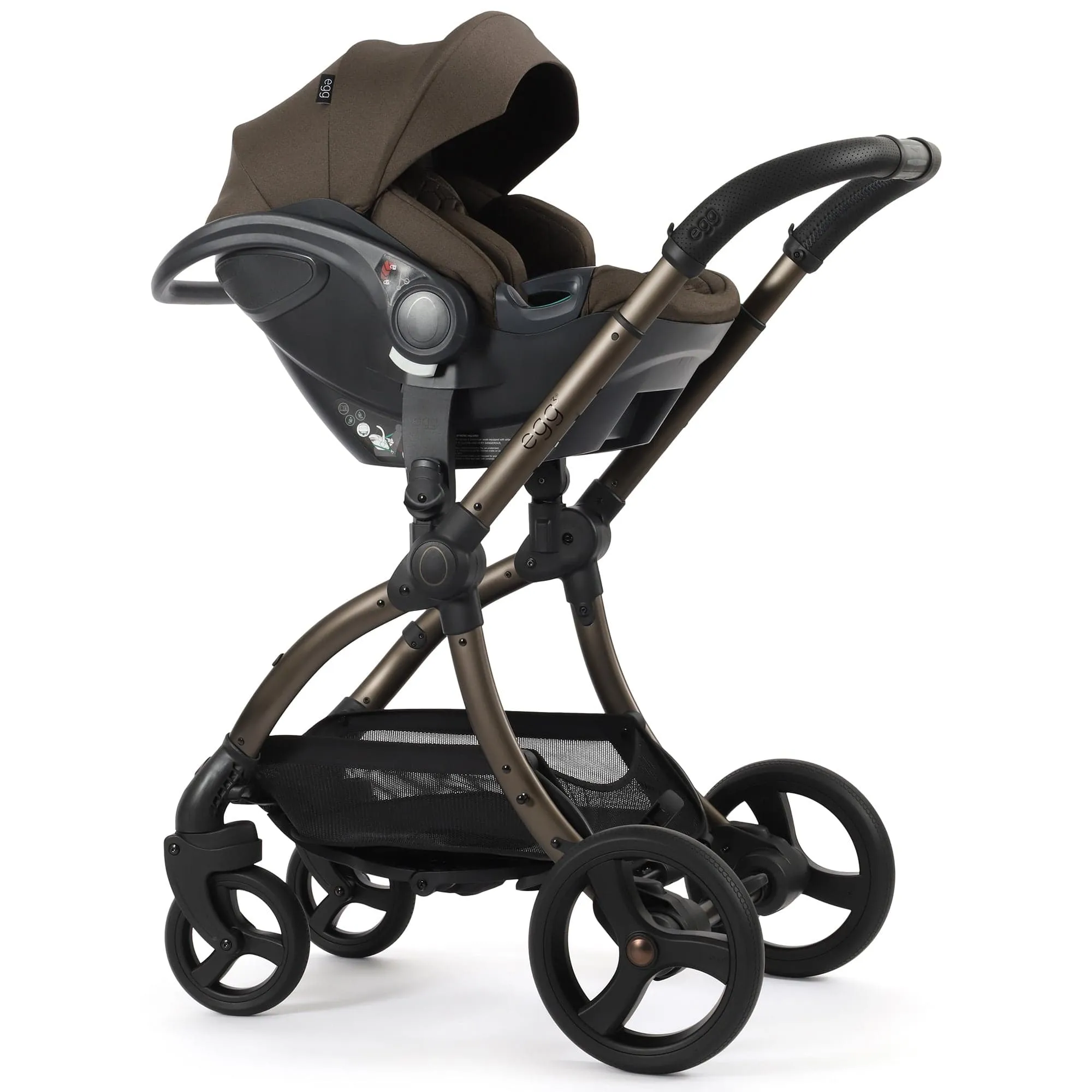egg3 Luxury Travel System Bundle - Chocolate Velvet