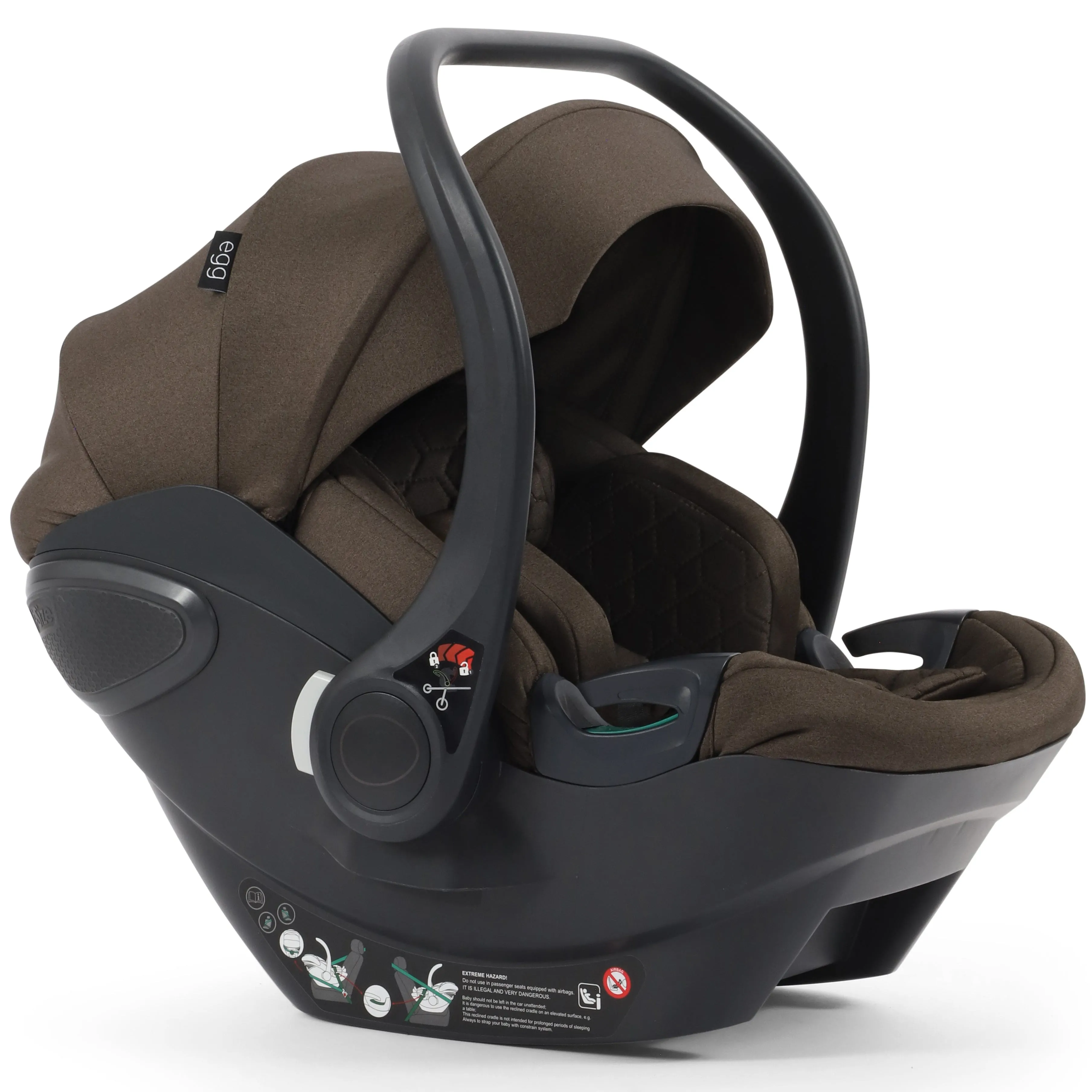 egg3 Luxury Travel System Bundle - Chocolate Velvet