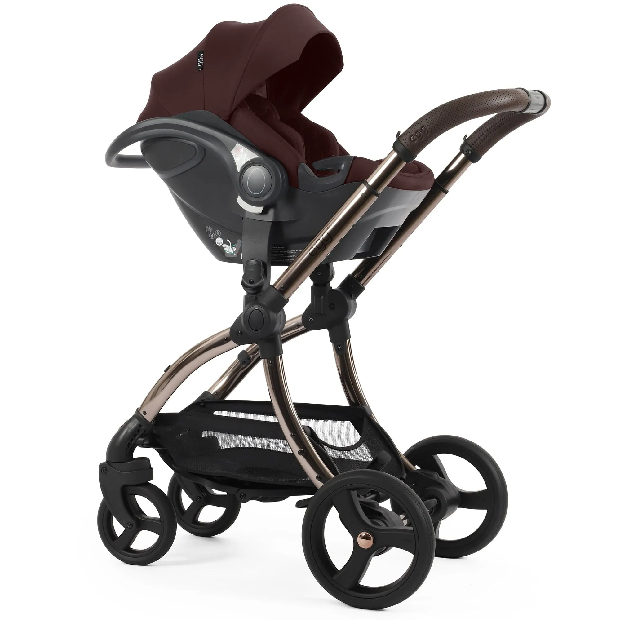 egg3 Luxury Travel System Bundle in Mulberry