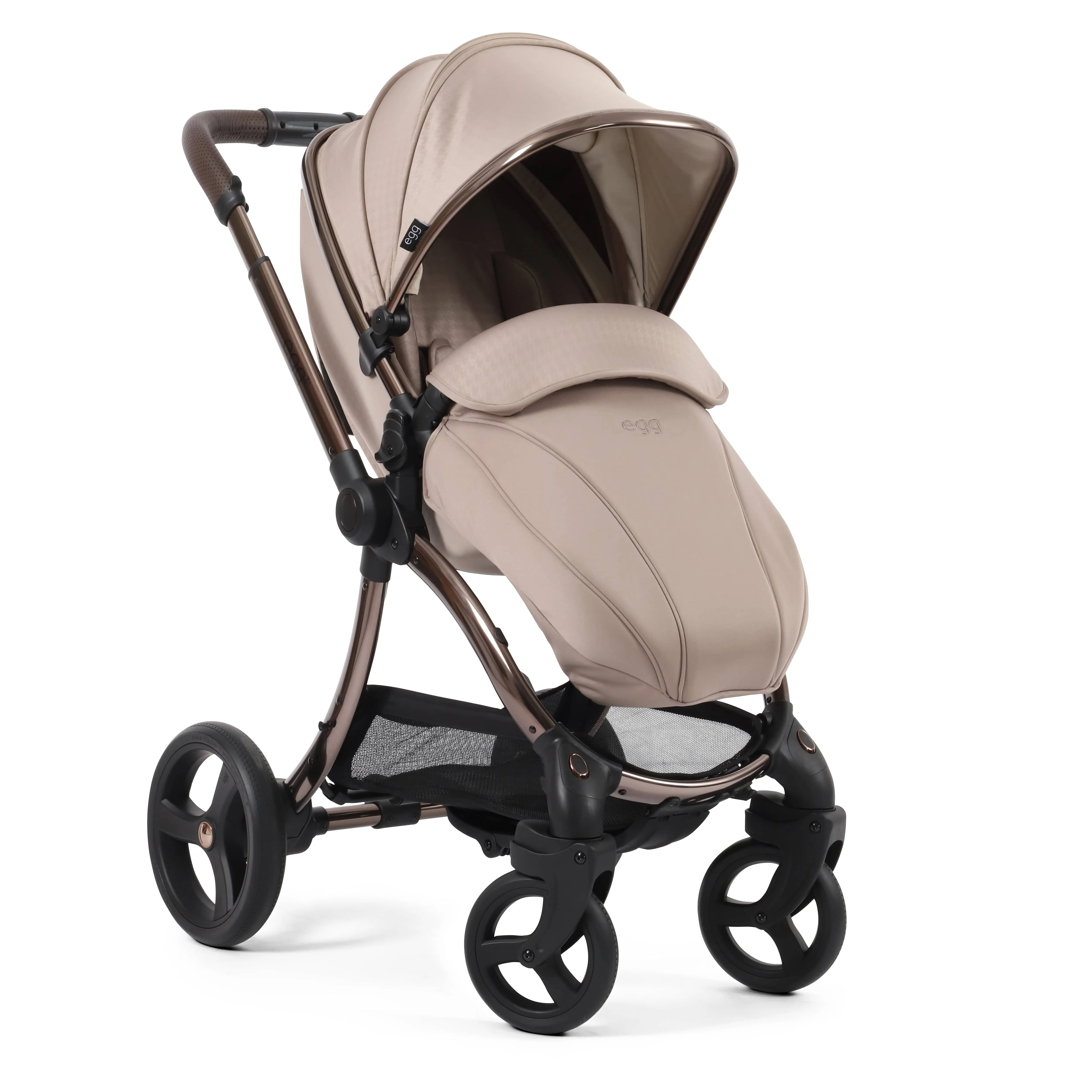 egg3 Luxury Travel System Bundle Special Edition Houndstooth Almond