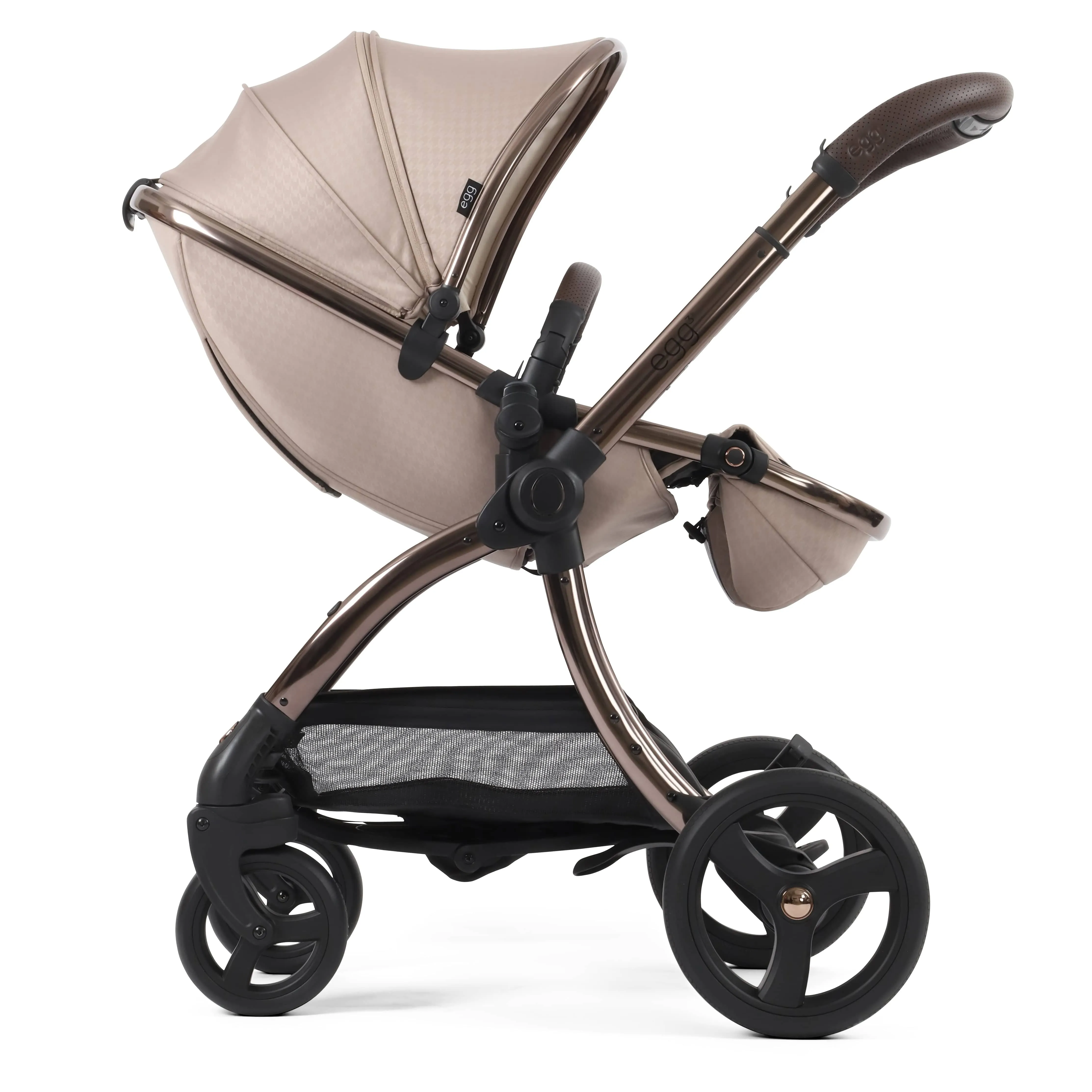 egg3 Luxury Travel System Bundle Special Edition Houndstooth Almond