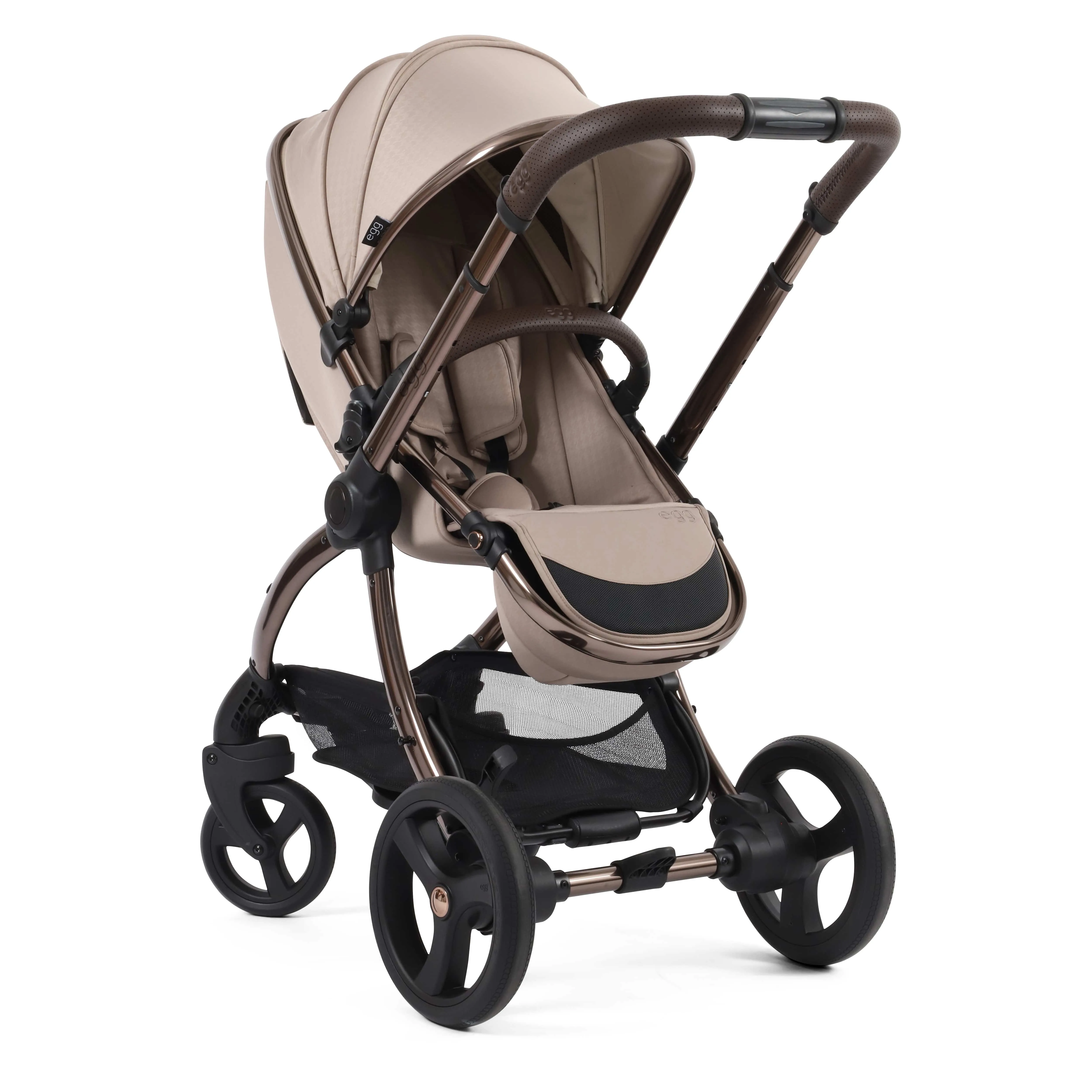 egg3 Luxury Travel System Bundle Special Edition Houndstooth Almond