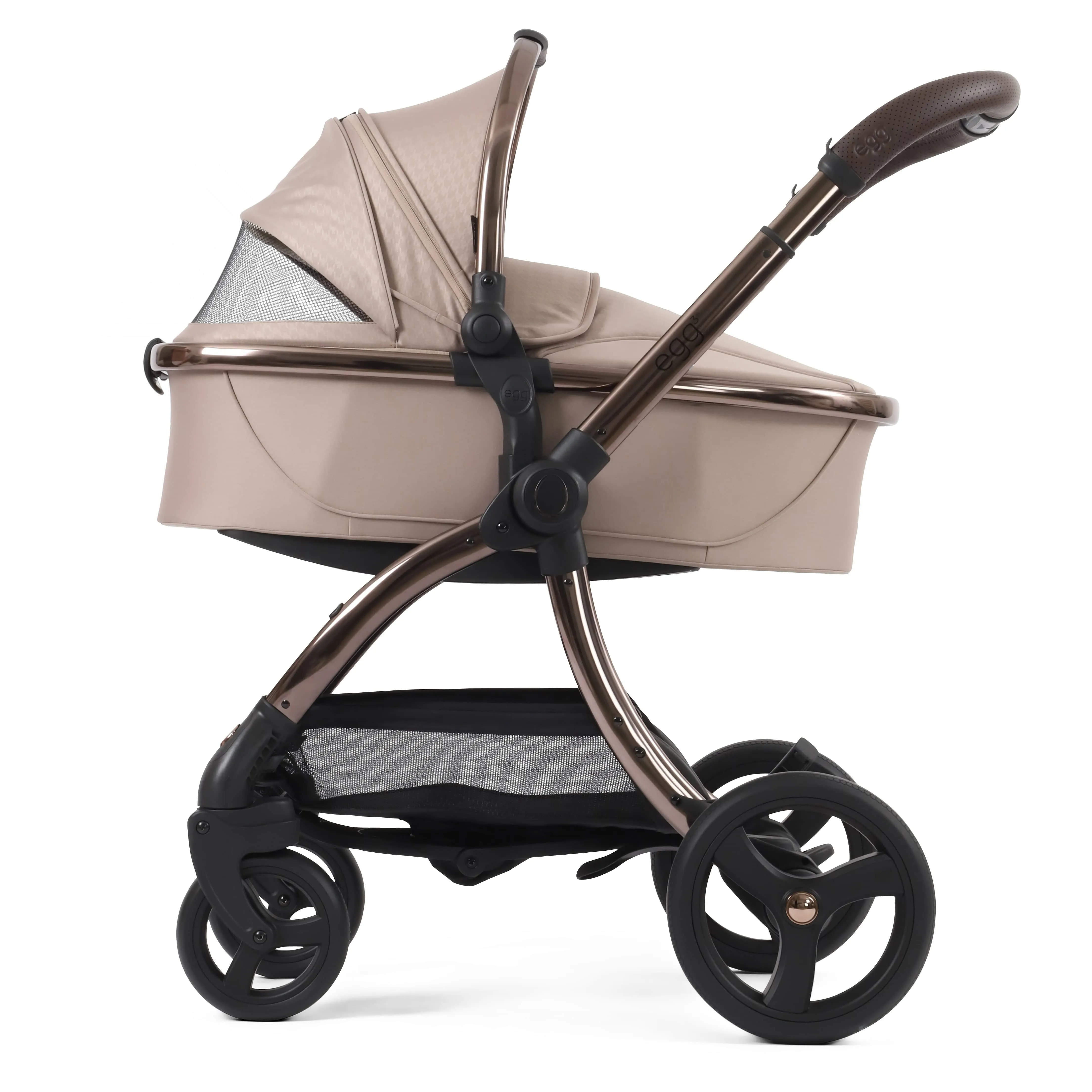 egg3 Luxury Travel System Bundle Special Edition Houndstooth Almond