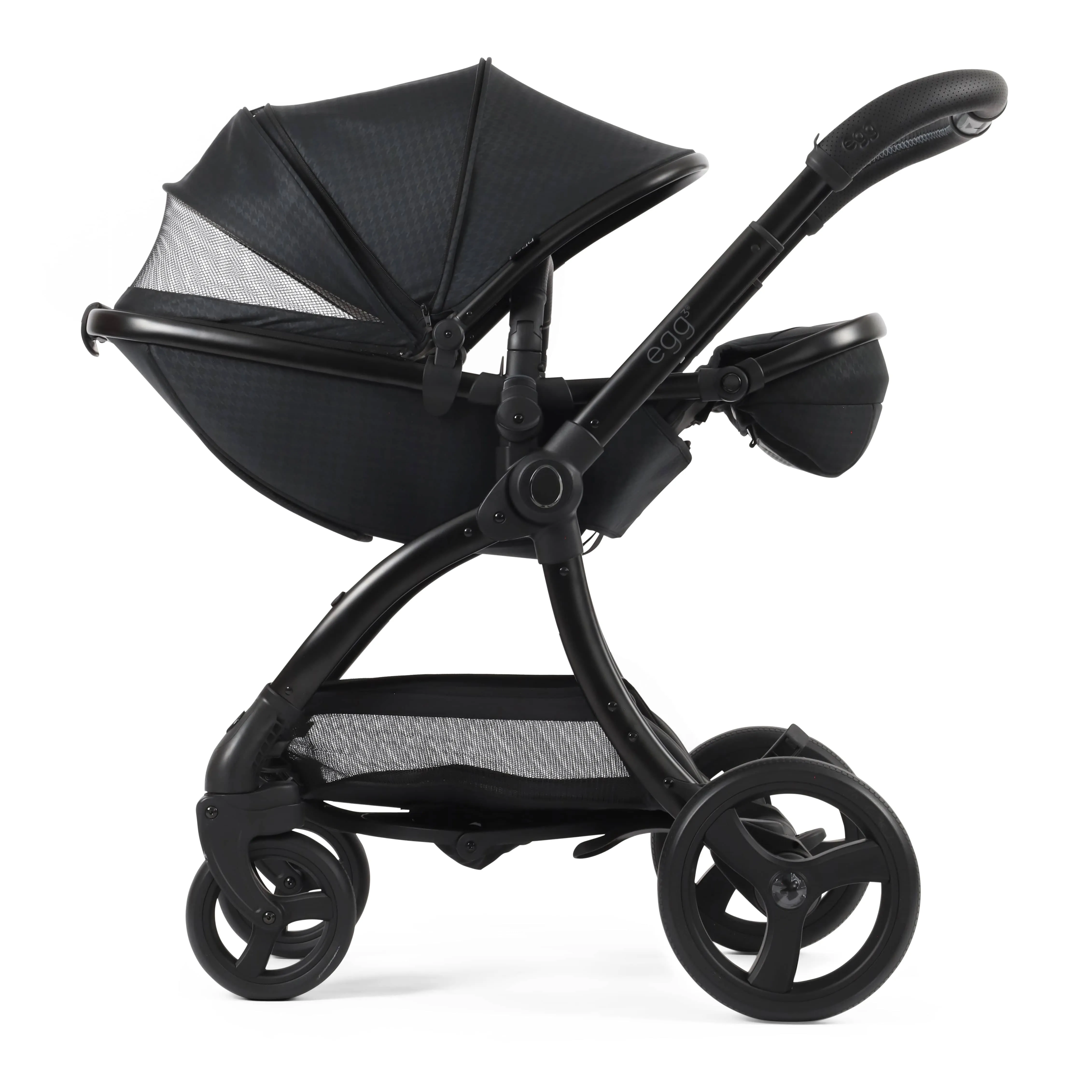 egg3 Luxury Travel System Bundle Special Edition Houndstooth Black