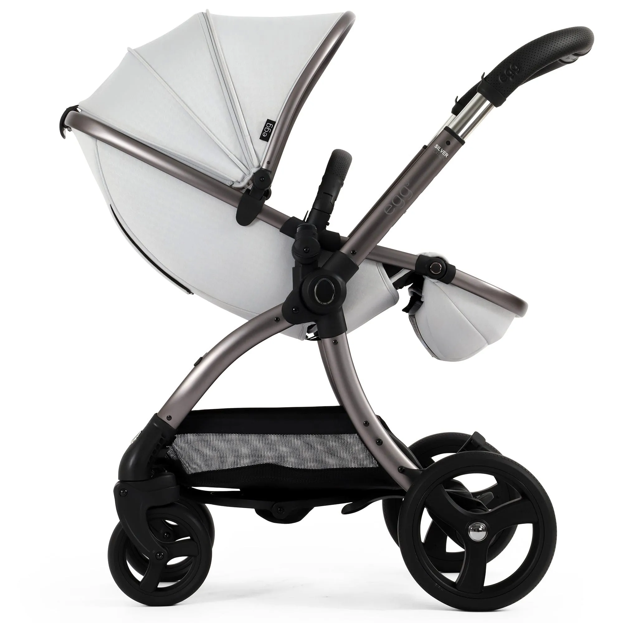 egg3 Stroller in Houndstooth Silver