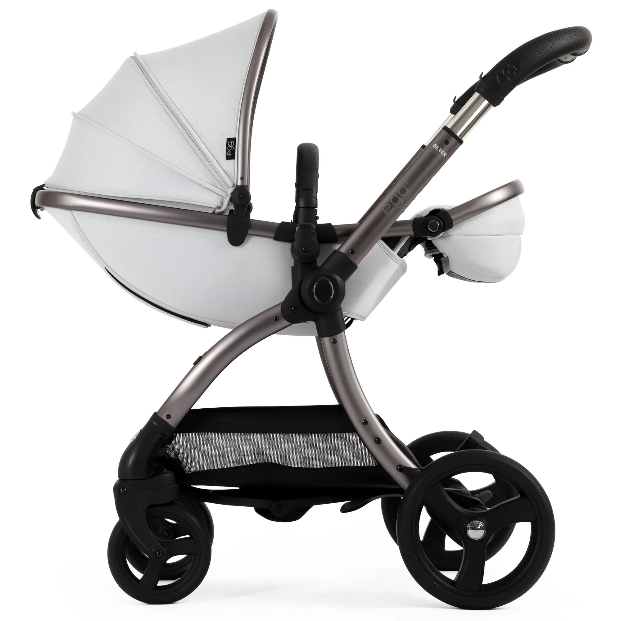 egg3 Stroller in Houndstooth Silver