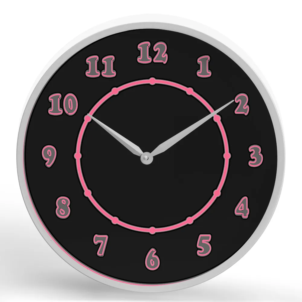 Electric <br>Round Framed Wall Clock 11.75"