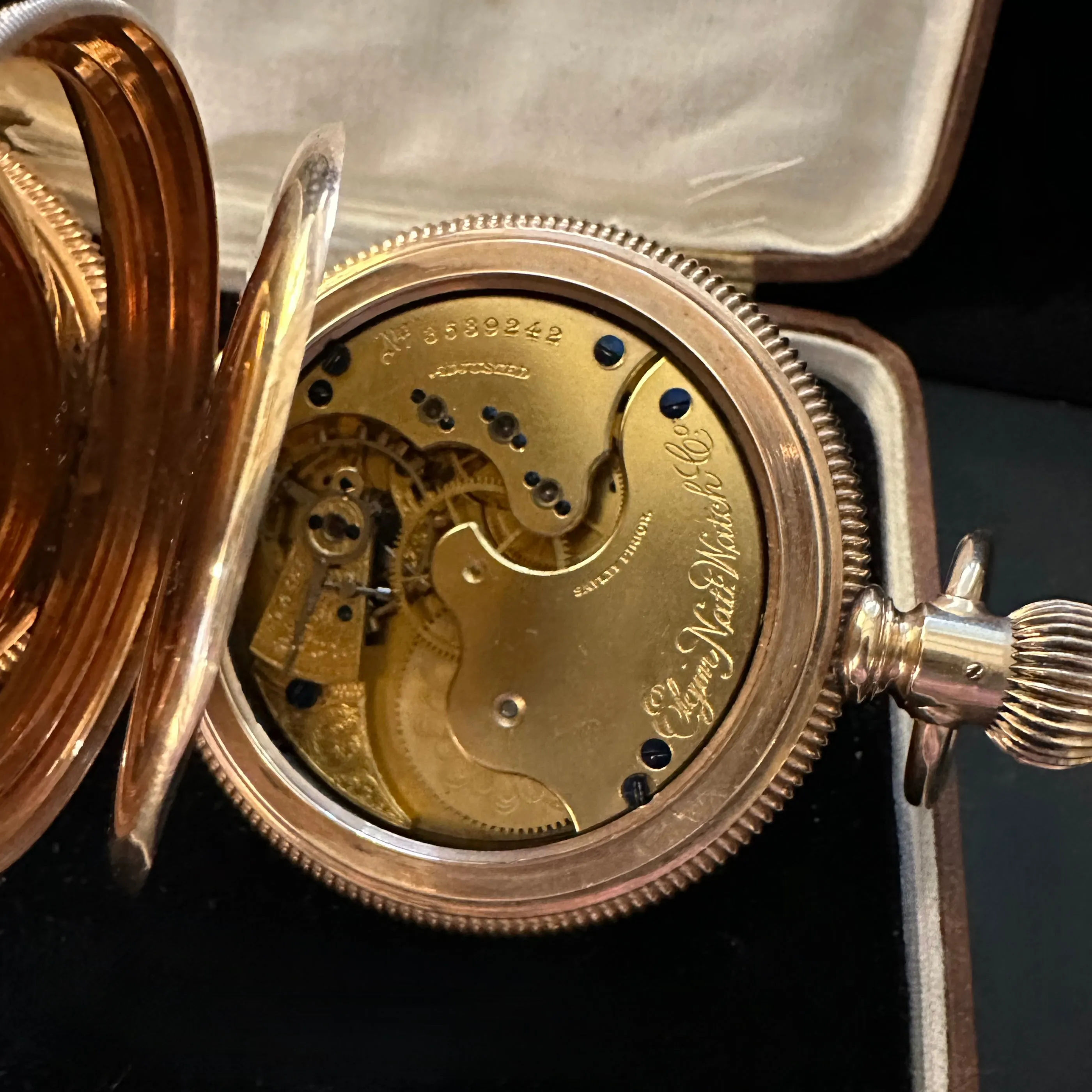 ELGIN 14K GOLD POCKET WATCH