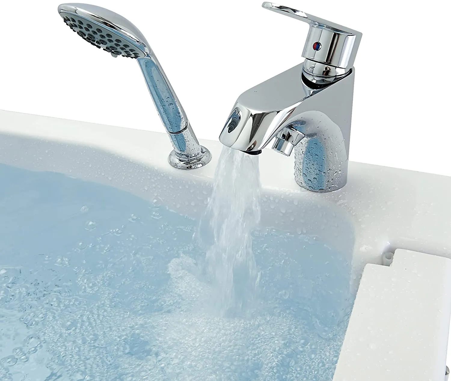 Ella's Front Entry 32" x 40" Acrylic Walk-In Bathtub, Left Hinge Door, Fast Fill Faucet, 2" Drain (Air   Hydro)