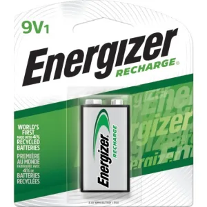 Energizer Recharge Universal Rechargeable 9V Batteries, 1 Pack