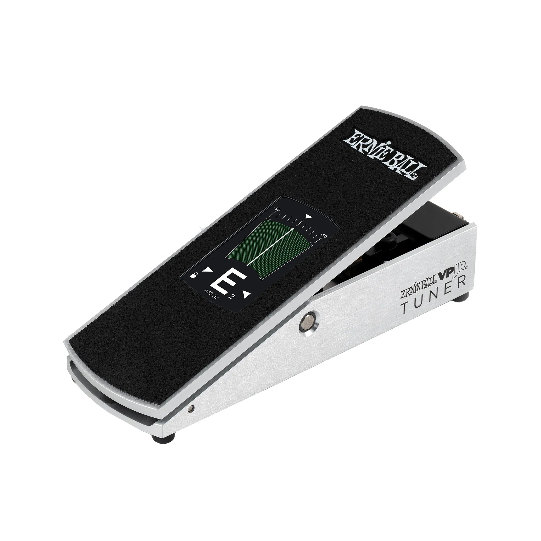 Ernie Ball VPJR Tuner/Volume Guitar Pedal, Silver