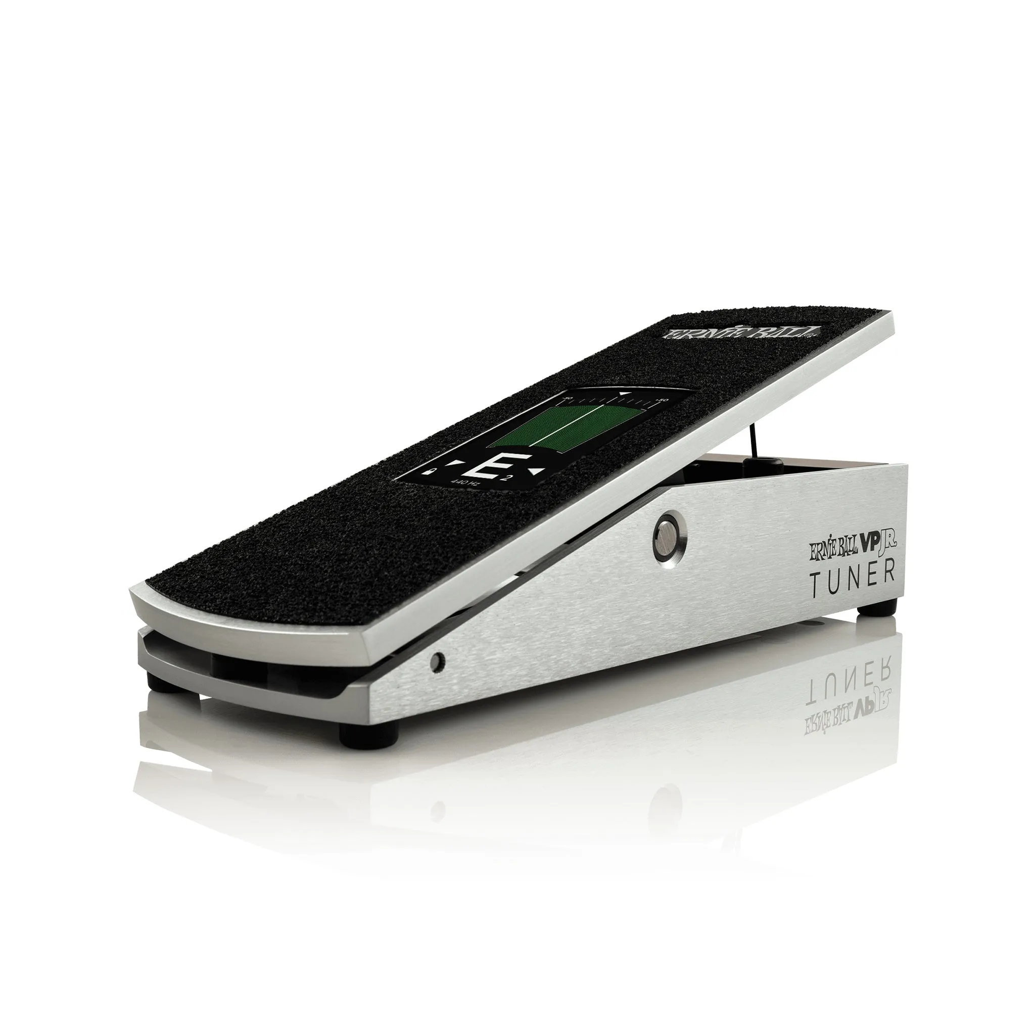 Ernie Ball VPJR Tuner/Volume Guitar Pedal, Silver