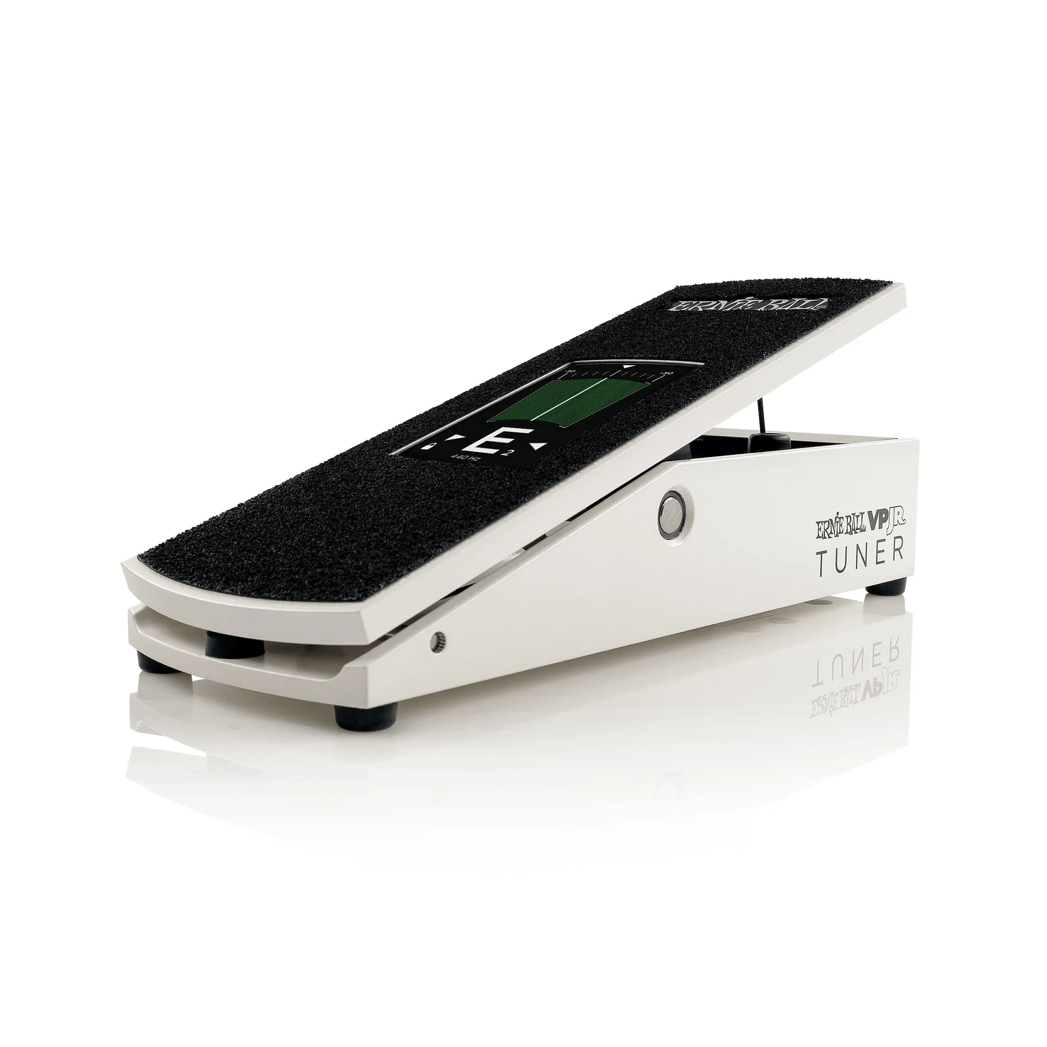 Ernie Ball VPJR Tuner/Volume Guitar Pedal, White