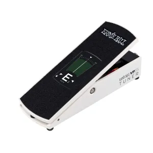 Ernie Ball VPJR Tuner/Volume Guitar Pedal, White