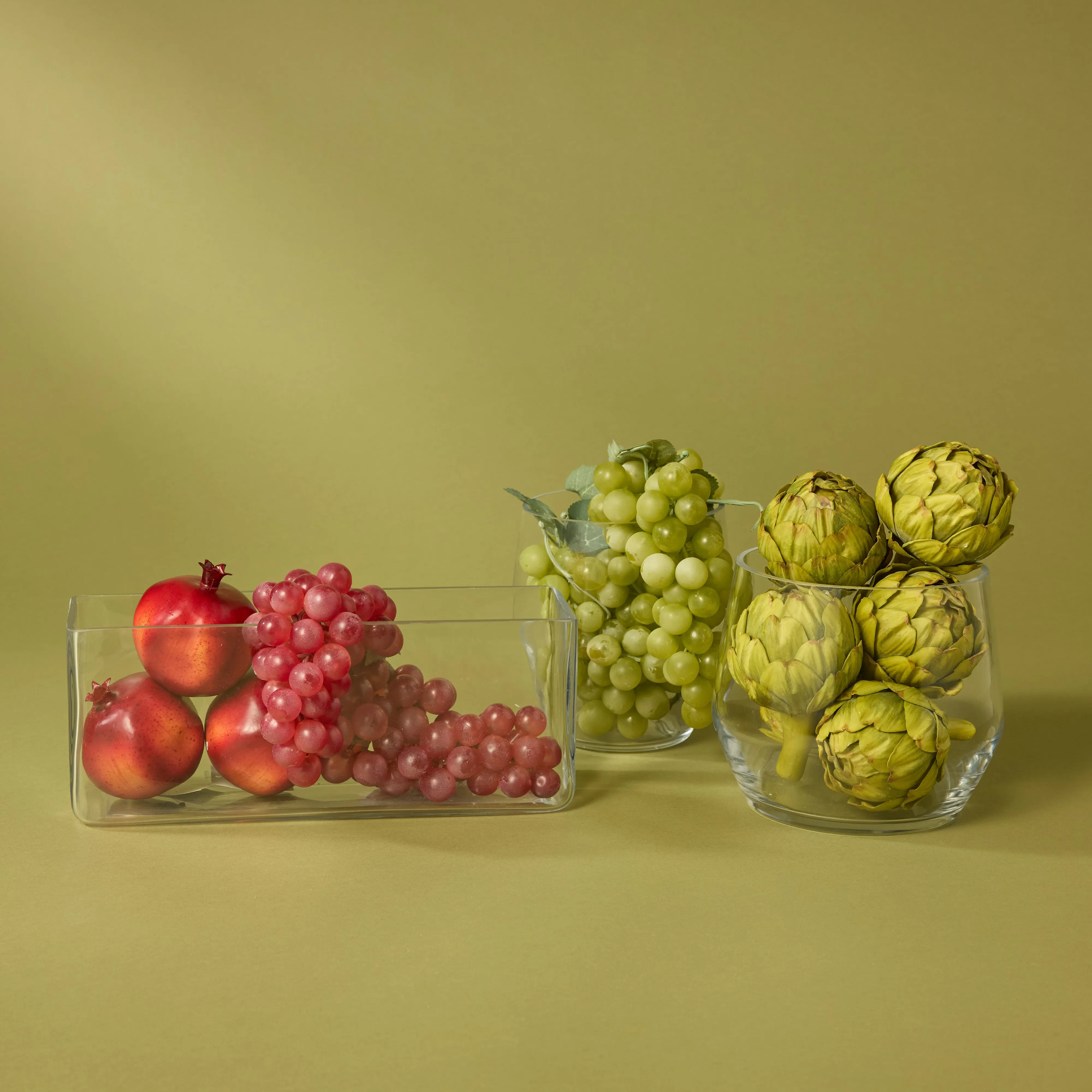 Esme Trough Vase | Glass - 30x9cm