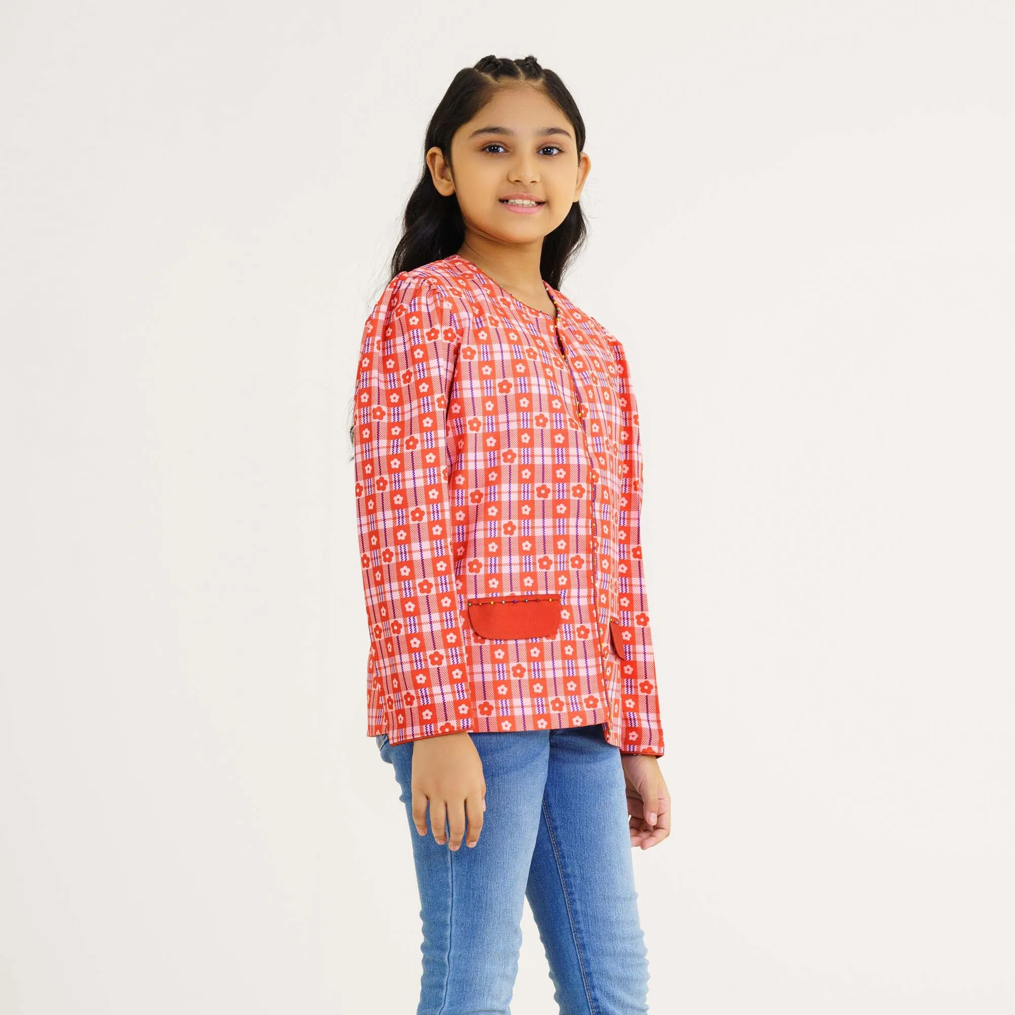 Ethnic Girls Jacket