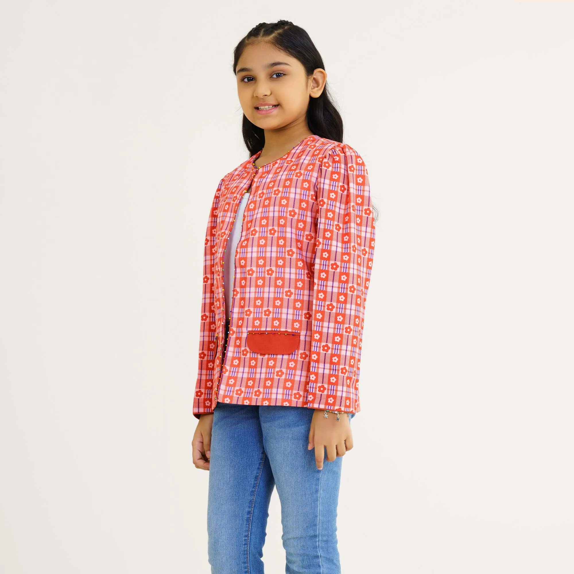 Ethnic Girls Jacket