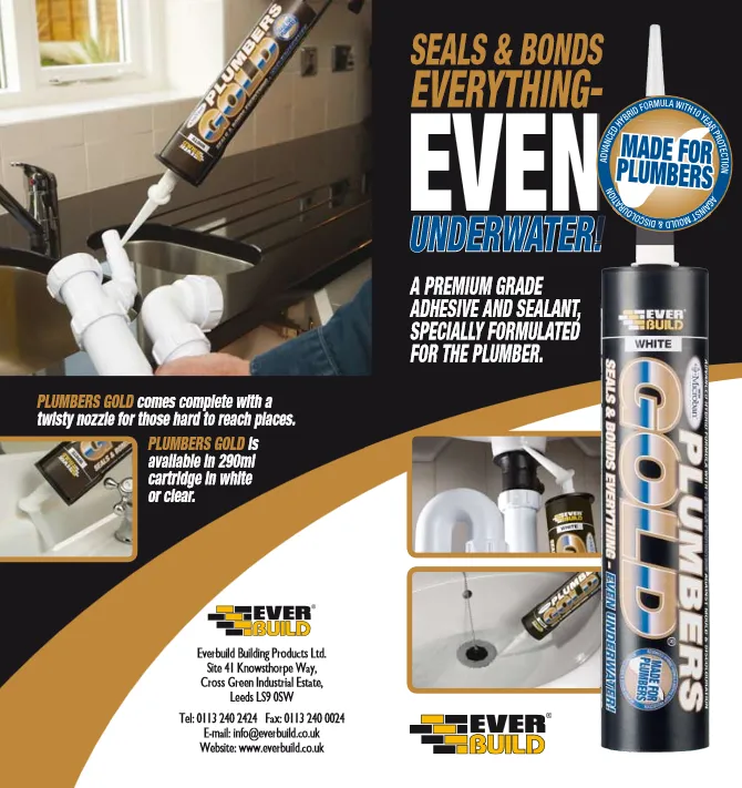 Everbuild Plumbers Gold Sealant & Adhesive
