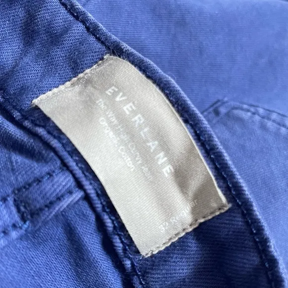 Everlane Achroma Deep Lapis Organic Cotton Way-High Ankle Jean | 32 Reg