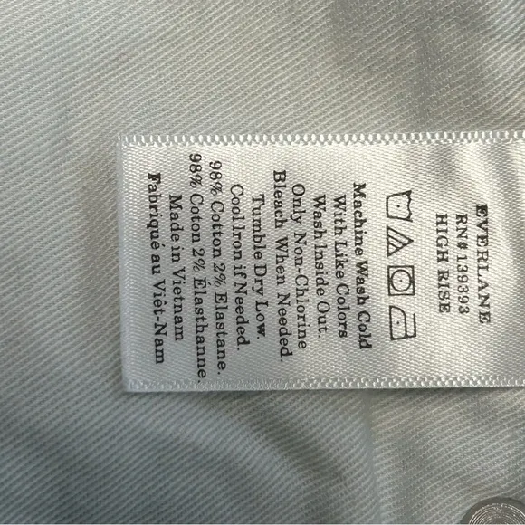 Everlane Ankle Jean in Deep Blue Size 29 NWOT