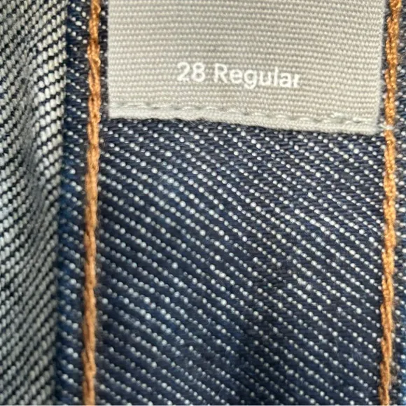 Everlane The High Rise Straight Jean 28 Reg Deep Blue NWOT