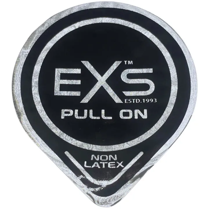 EXS Pull Non-Latex Condoms – Ultra-Thin, Hypoallergenic, Pre-Lubricated