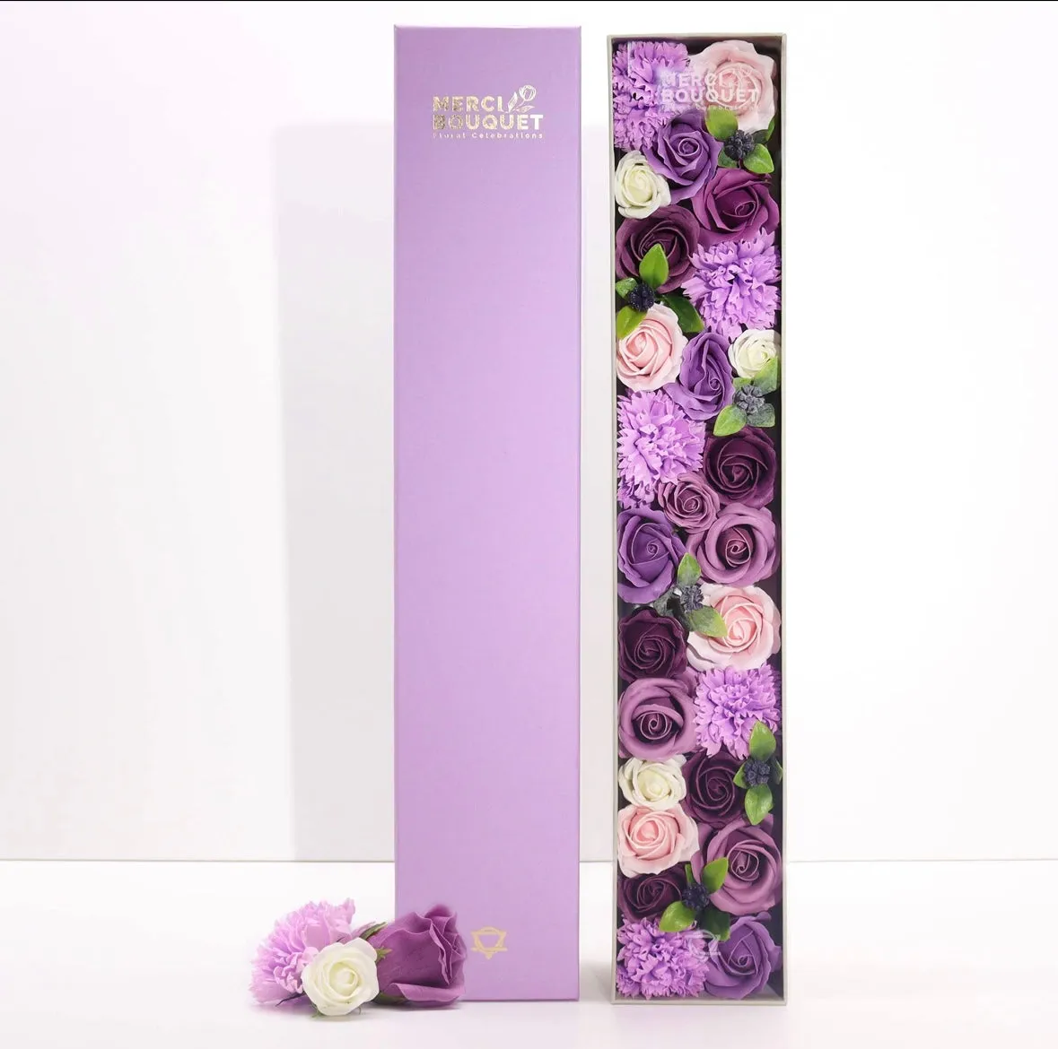 Extra Long - Lavender Rose & Carnation