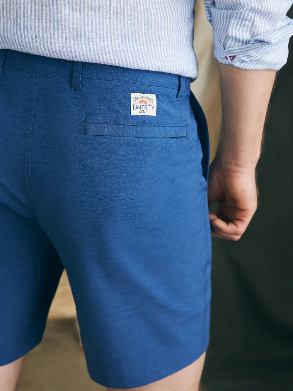 Faherty Men All Day Short Navy