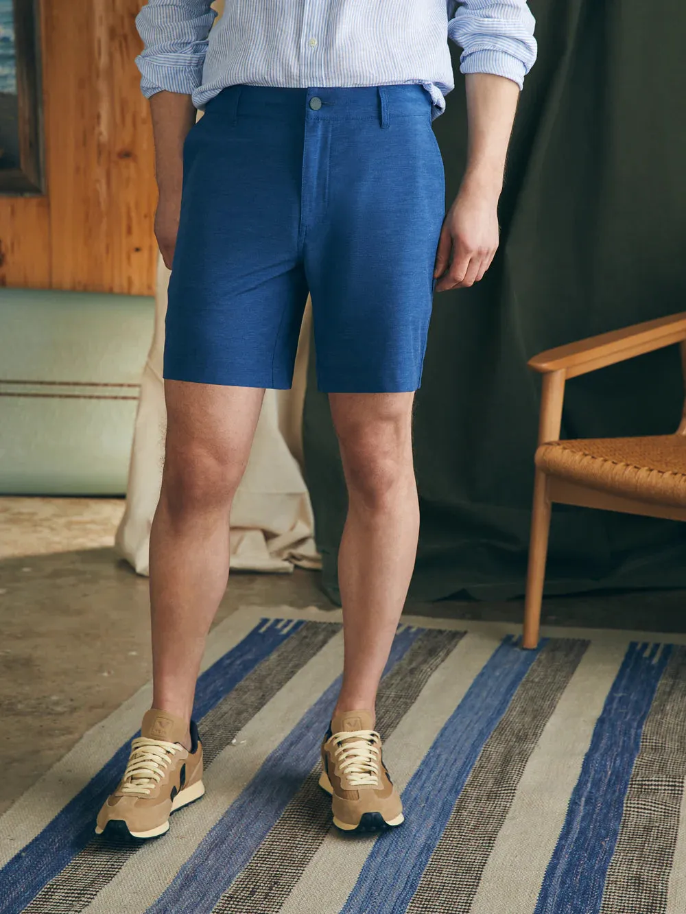 Faherty Men All Day Short Navy