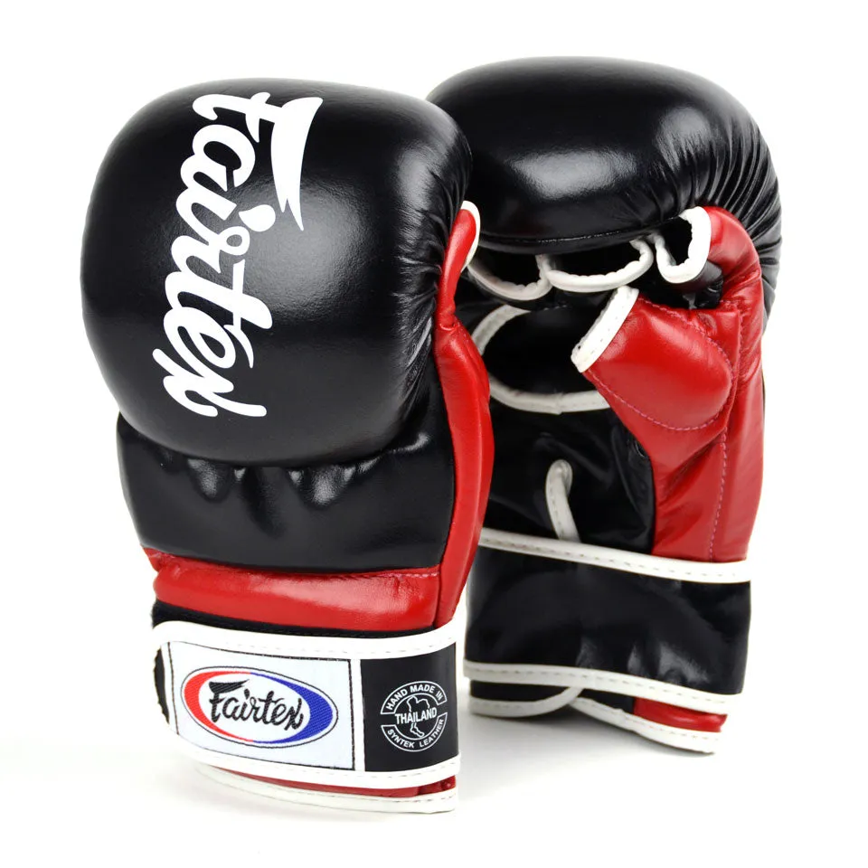 Fairtex FGV18 MMA Super Sparring Hybrid Gloves Red