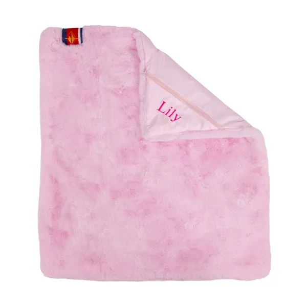 Faux Fur Baby Blanket - Assorted Colors