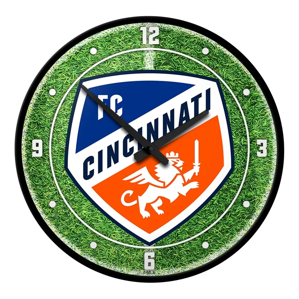 FC Cincinnati: Pitch - Modern Disc Wall Clock