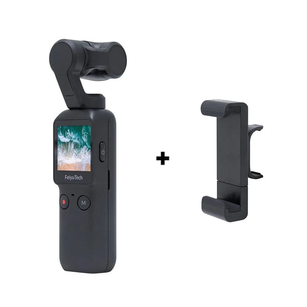 Feiyutech Official Feiyu Pocket Camera 6-Axis Stabilized Hybrid Stabilization 4K 60fps 270 Mins Handheld Gimbal Smart Track