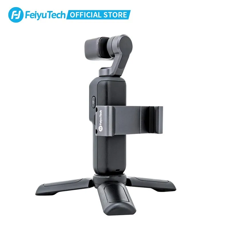 Feiyutech Official Feiyu Pocket Camera 6-Axis Stabilized Hybrid Stabilization 4K 60fps 270 Mins Handheld Gimbal Smart Track