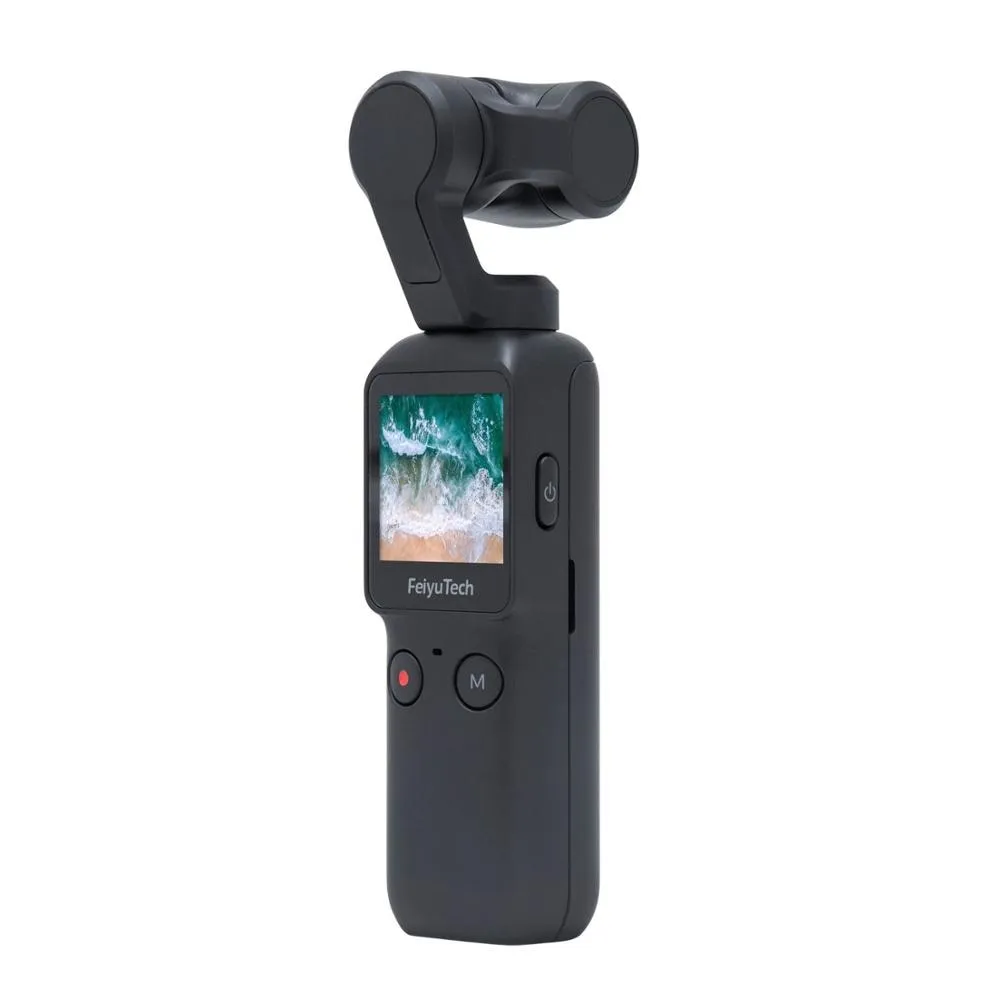 Feiyutech Official Feiyu Pocket Camera 6-Axis Stabilized Hybrid Stabilization 4K 60fps 270 Mins Handheld Gimbal Smart Track
