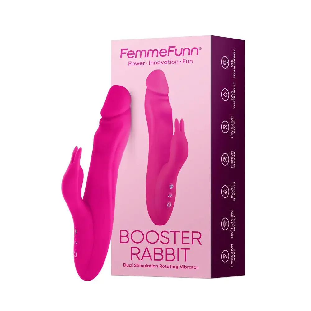 Femmefunn Silicone Pink Rechargeable Multi-speed Rabbit Vibrator